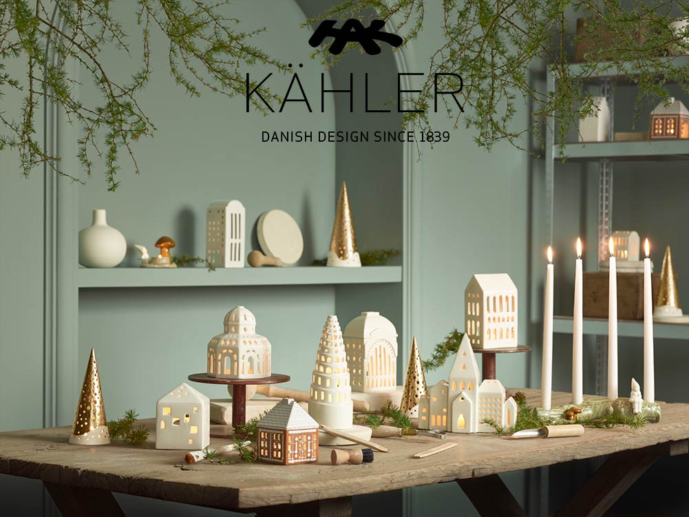 KAHLER ケーラー URBANIA アーバニア ライトハウスシティ ティーライトホルダー