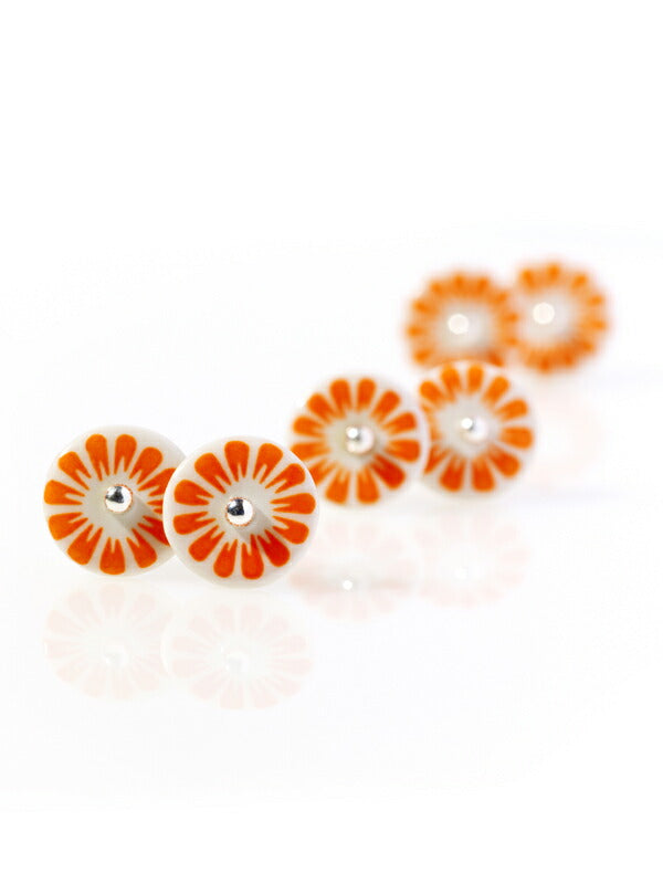 Scherning シェアニング BLOOM ブルーム <ピンピアス> カラー:ネオンオレンジ BM-1101-OR <Scherning>