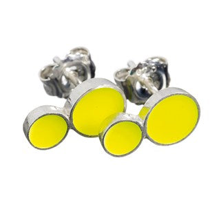 Scherning シェアニング COLOURING カラーリング <ピンピアス ダブル> カラー:ネオンイエロー CR-1104-YE <Scherning>