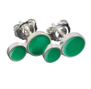 Scherning シェアニング COLOURING カラーリング <ピンピアス ダブル> カラー:グリーン CR-1104-GR <Scherning>