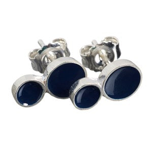 Scherning シェアニング COLOURING カラーリング <ピンピアス ダブル> カラー:ネイビー CR-1104-NV <Scherning>