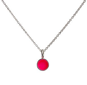 Scherning シェアニング COLOURING カラーリング <ネックレス 42cm> カラー:ネオンピンク CR-2401-PK <Scherning>