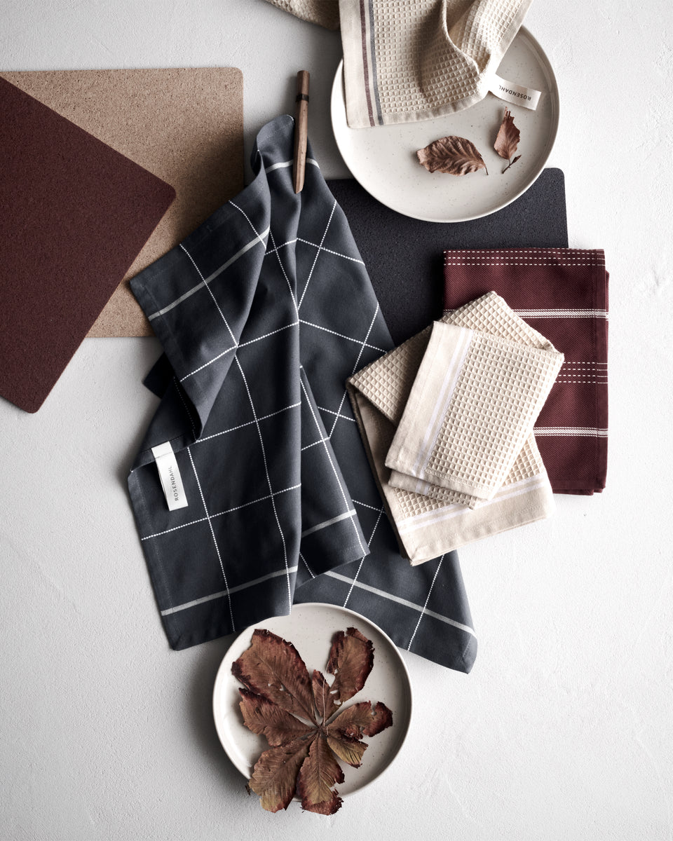 ROSENDAHL COPENHAGEN ローゼンダール コペンハーゲン Textiles Alpha ティータオル(バーガンディ)