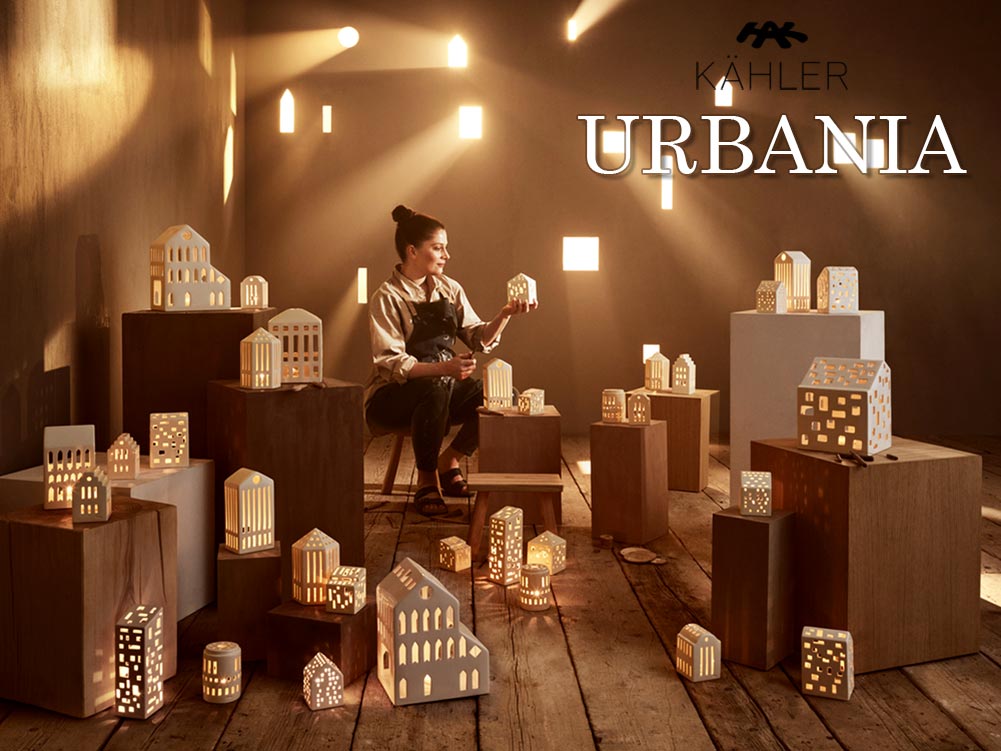 KAHLER ケーラー URBANIA アーバニア タウンハウス ティーライトホルダー