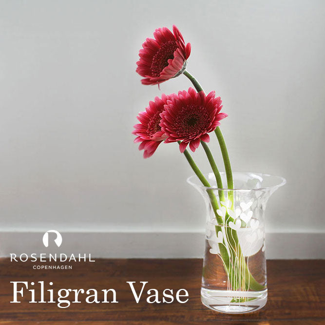 ROSENDAHL COPENHAGEN  ローゼンダール コペンハーゲン フィリグランベース  ホワイト スプライト Filigran Vase