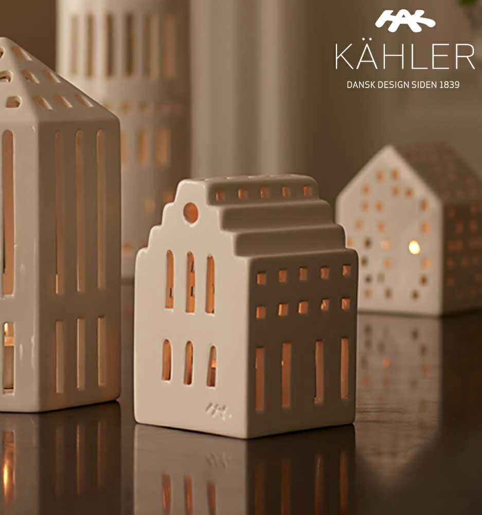 KAHLER ケーラー URBANIA  アーバニア ロングチャーチ ティーライトホルダー